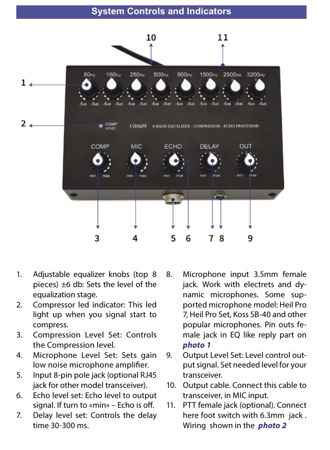 8-band EQ for Yaesu, Kenwood etc (v.4) - Image 3