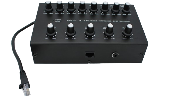 UR6QW 8-Band Audio Equalizer V4 RJ45